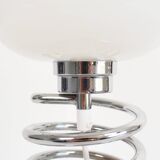 Original medium size 1970’s Chrome ‘Spiral’ table lamp