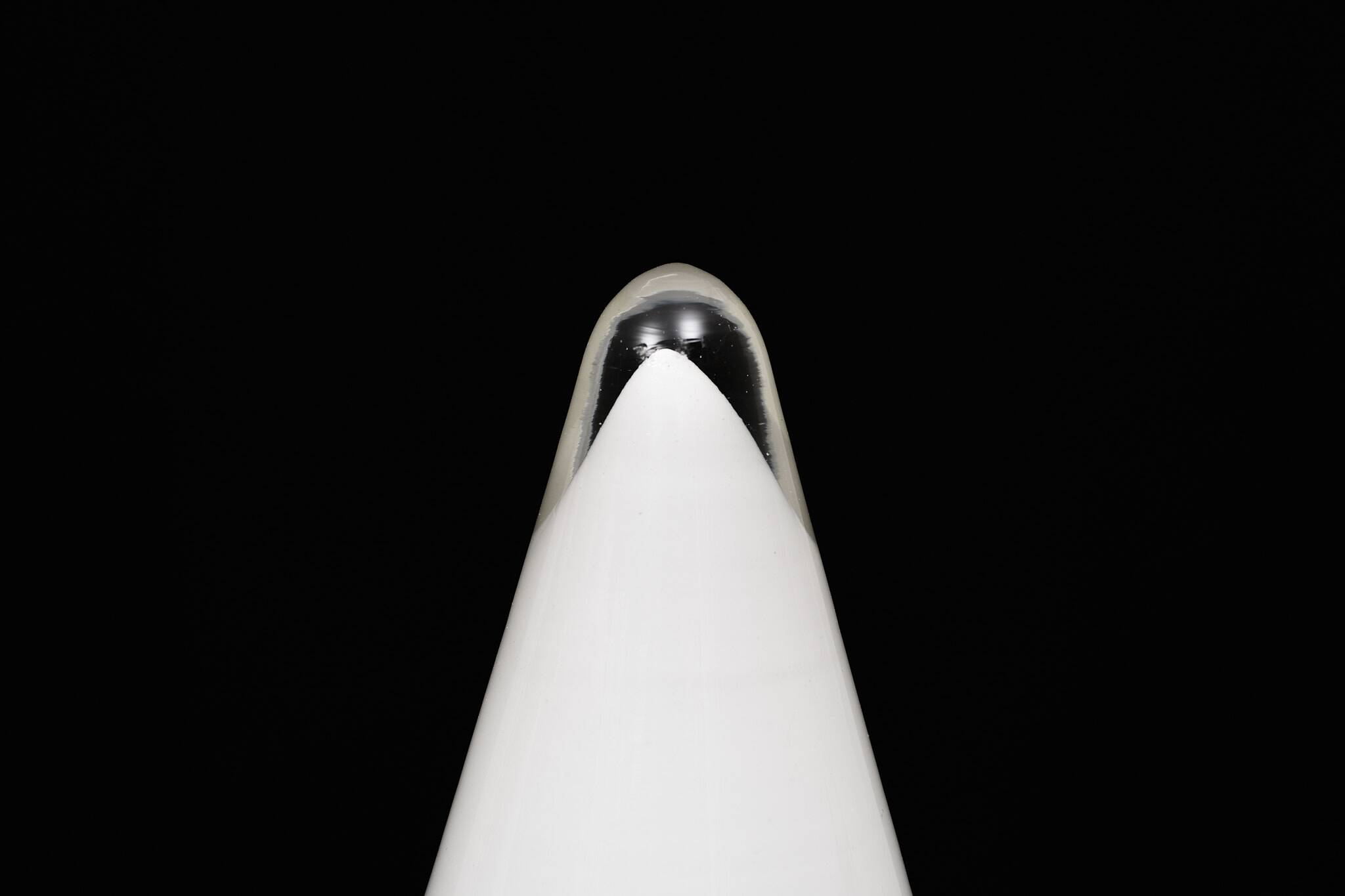 pair Teepee Glass Table Lamps 1970s France