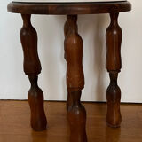 Antique wooden pedestal table
