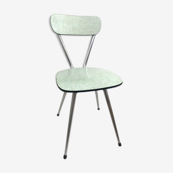 Green water formica chair