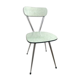 Green water formica chair