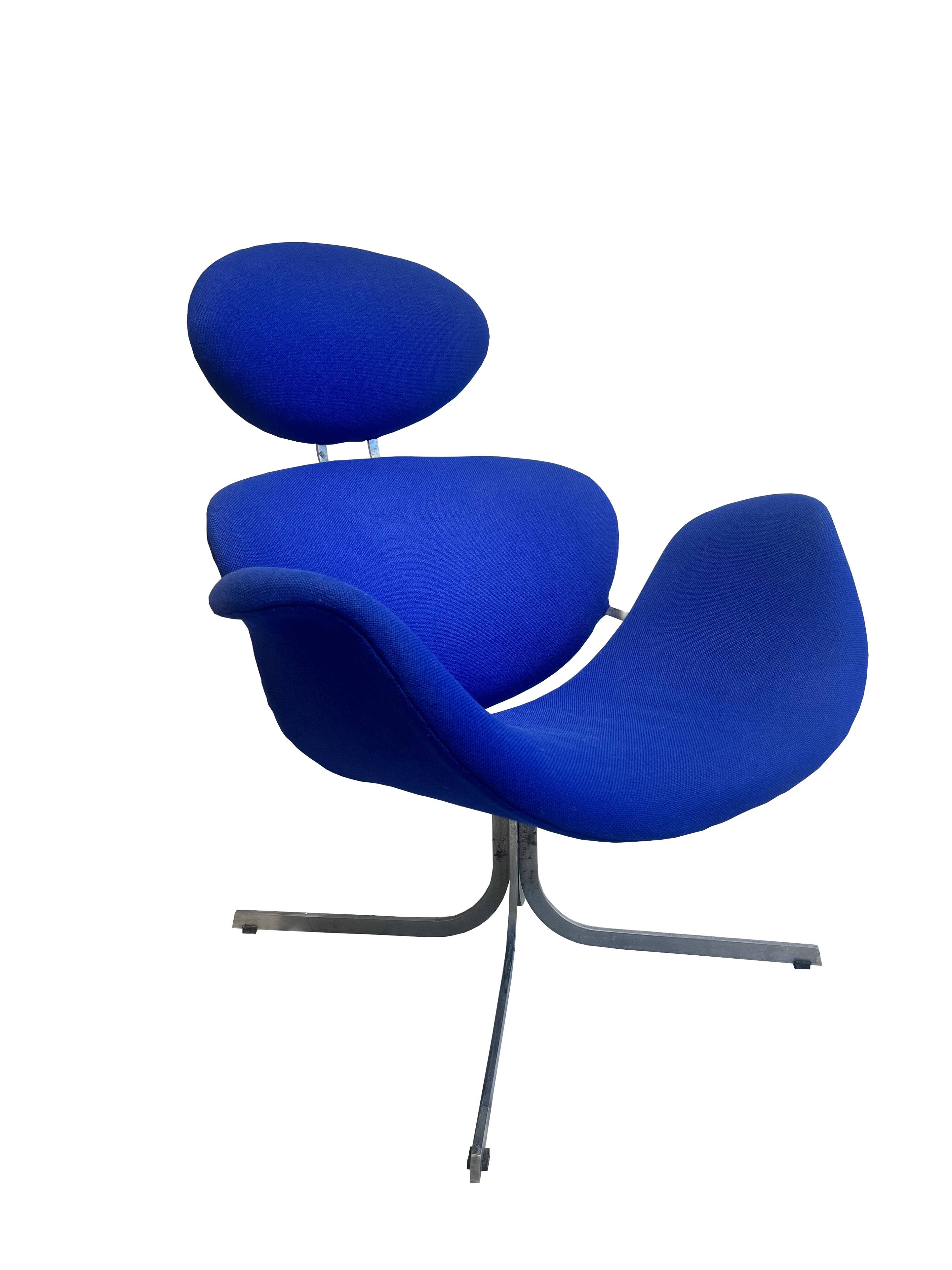 First edition of the "Big Tulip" or "F551" model armchair by Pierre Paulin, Artifort edition, 1956.