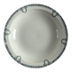 Shallow dish St Amand decorated with green crowns.