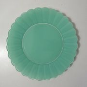 Vintage mint flower Duralex cake dish
