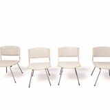 Danish Pedestal Dining Table and 4 Badminton Chairs by Nanna Ditzel for Kolds Savvaerk, 19