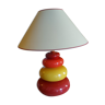 Ceramic lamp gallet , albret , vintage 80's ( height 83 cm )