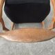 Oak armchair from 1950 by Guillerme and Chambron