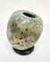 Glazed ceramic art vase with standing ceramic ring by Hanne Wydra-Jantz, Germany 1980