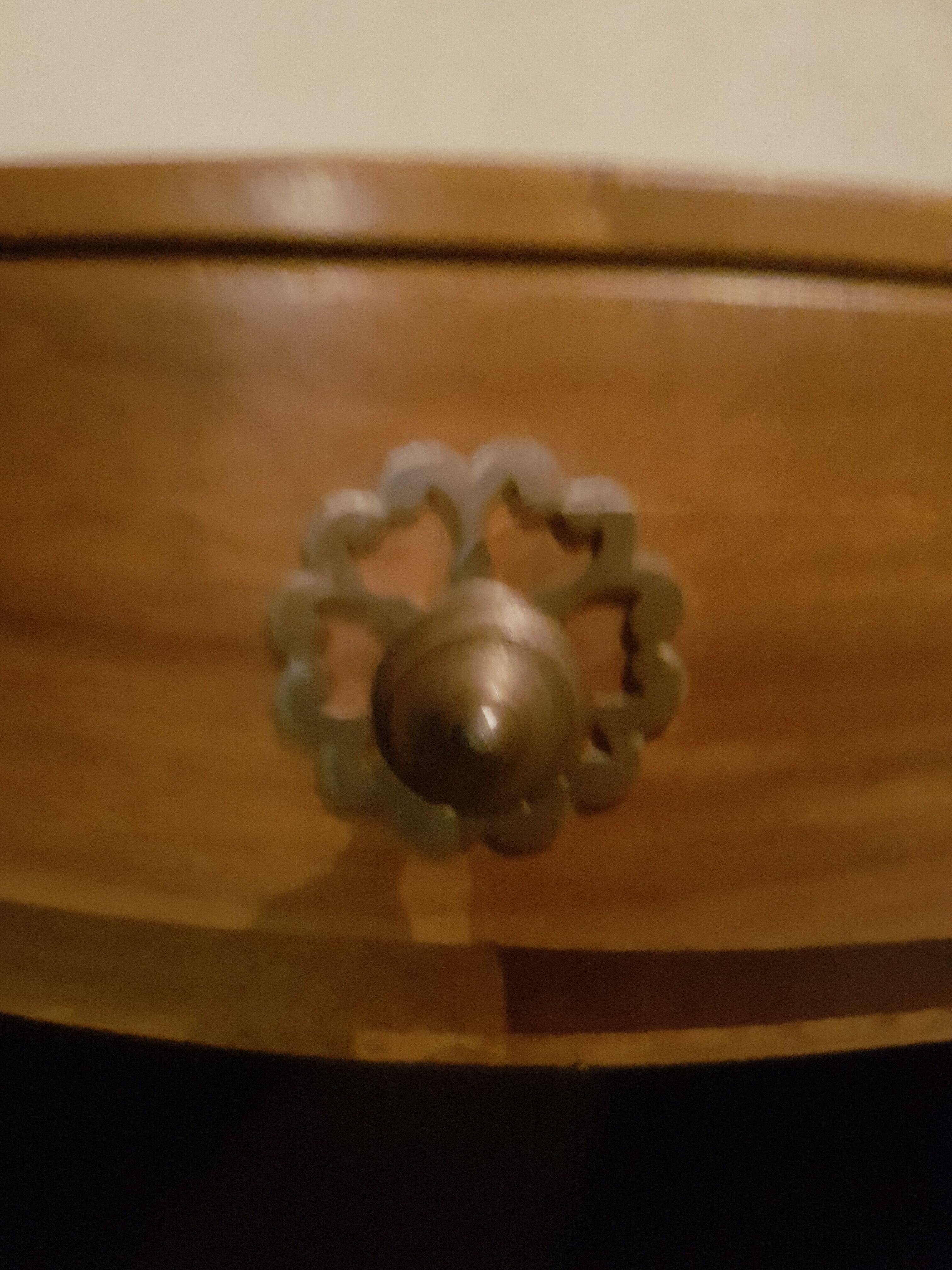 Louis XV-style bedside pair