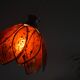 Chandelier pendant lamp in the shape of an artichoke design from the 70s