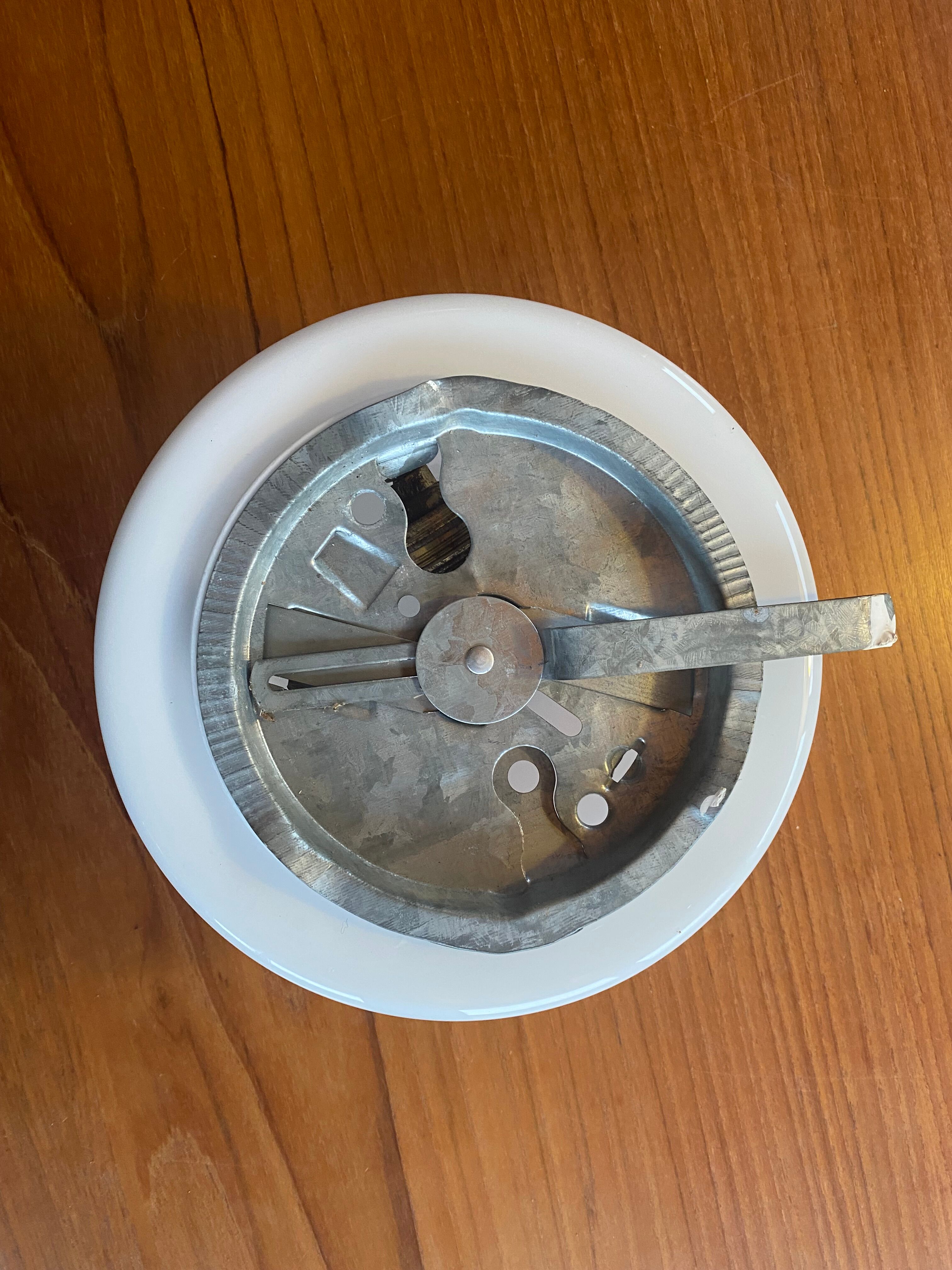 Wall lamp opaline ball ball 70s