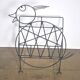 Iron magazine rack, 1930s