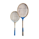 Duo de 2 raquettes de badmington anciennes en bois