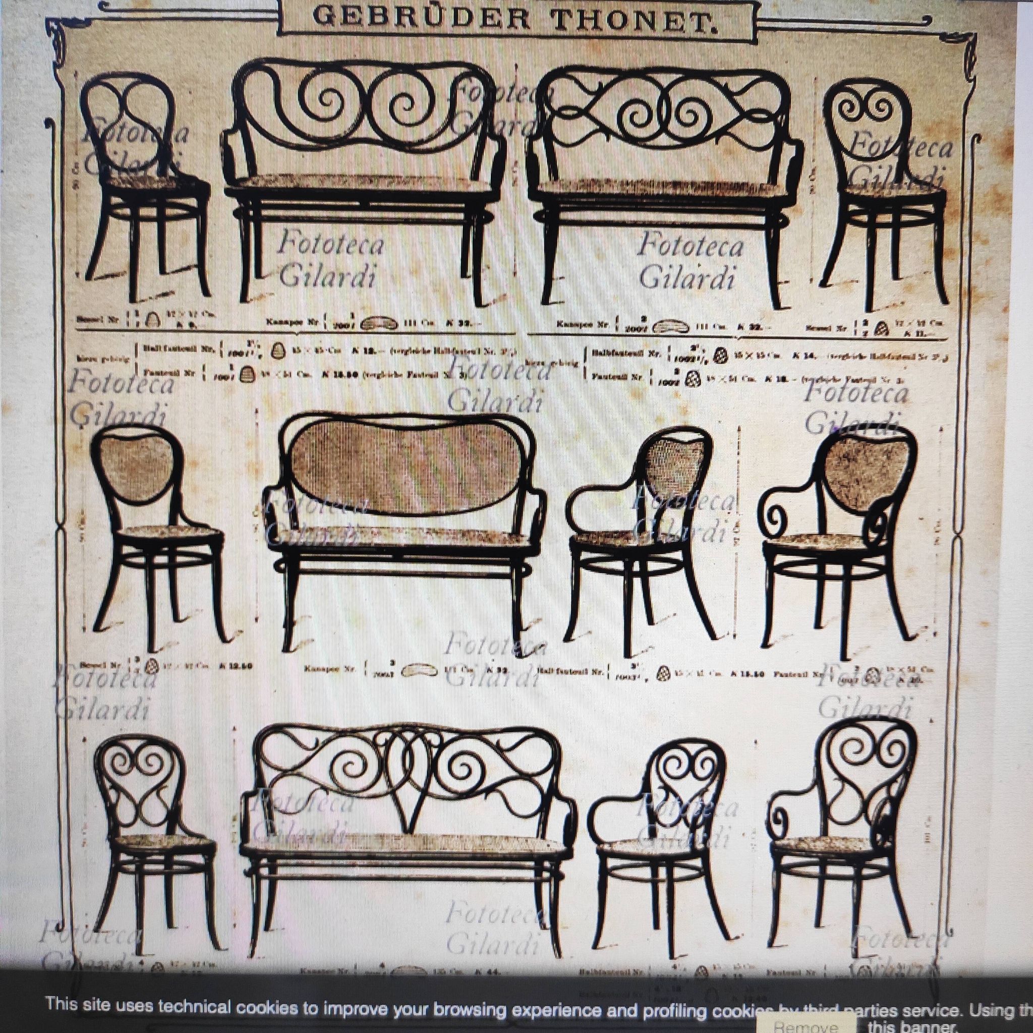Thonet armchair late 19th century