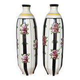 Pair of Large Art Deco Vases