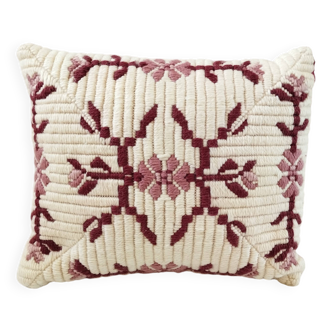 Hand embroidered cushion