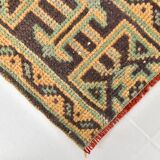 3x10 Rug For Kitchen Navy Blue Turkish Runner Rug, 82x303Cm SKU 24963