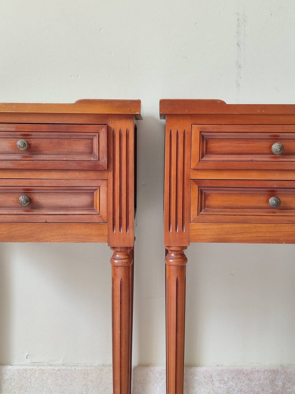 Louis XVI bedside tables