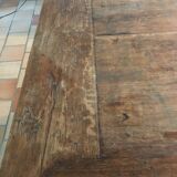 Solid teak table