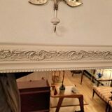 Louis Philippe style mirror in patinated stucco