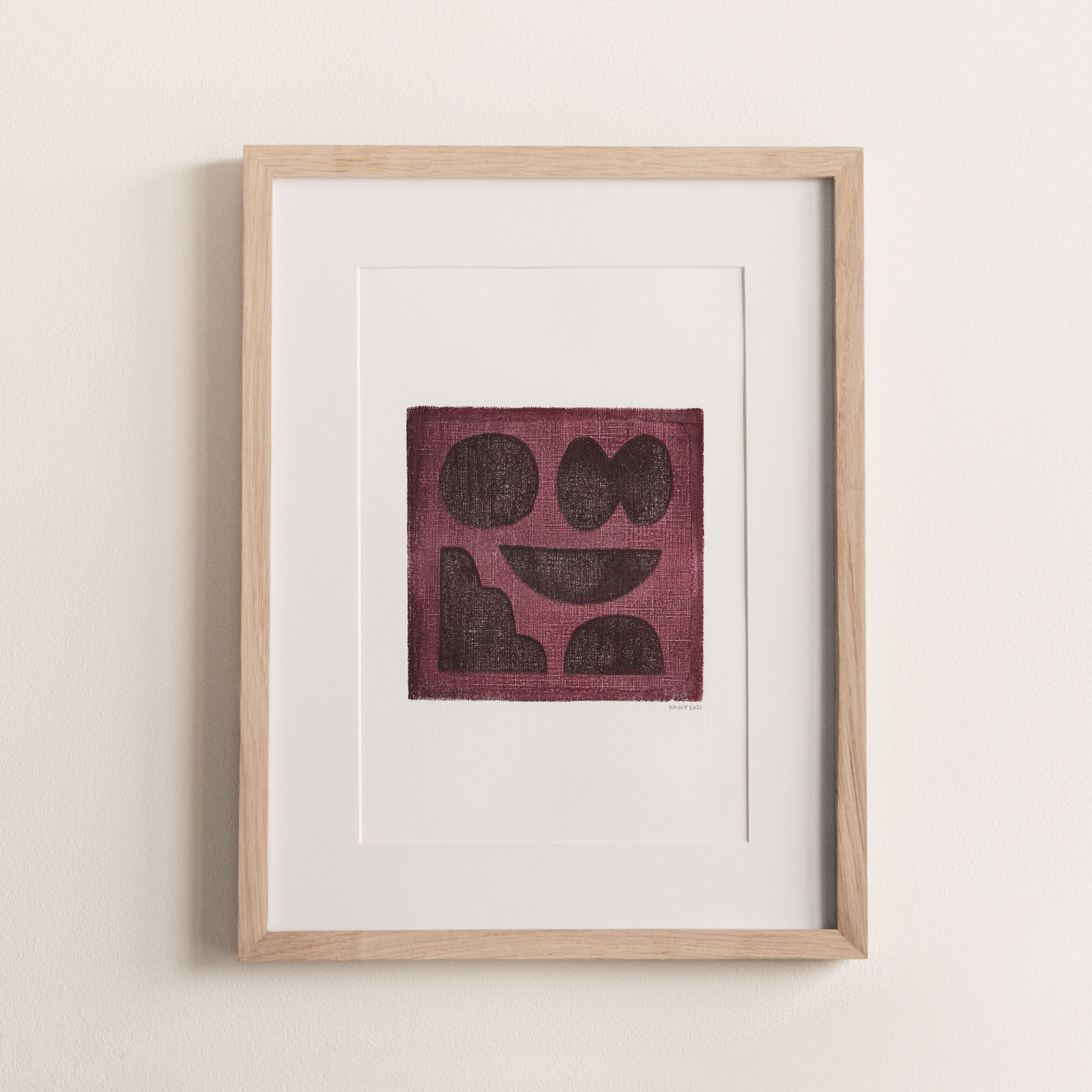 Painting on abstract illustration m218 by eawy