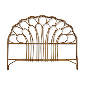 Rattan headboard