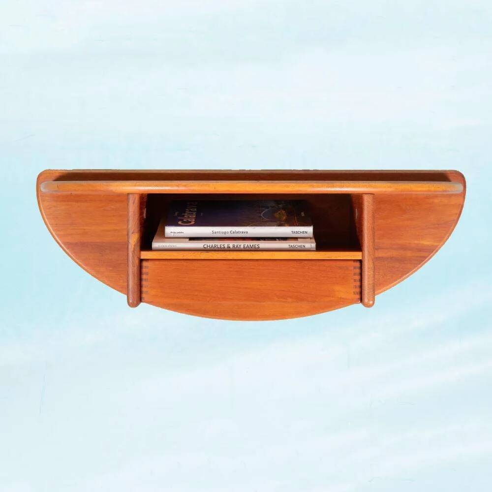 Danish design wall console in teak, Kai Kristiansen