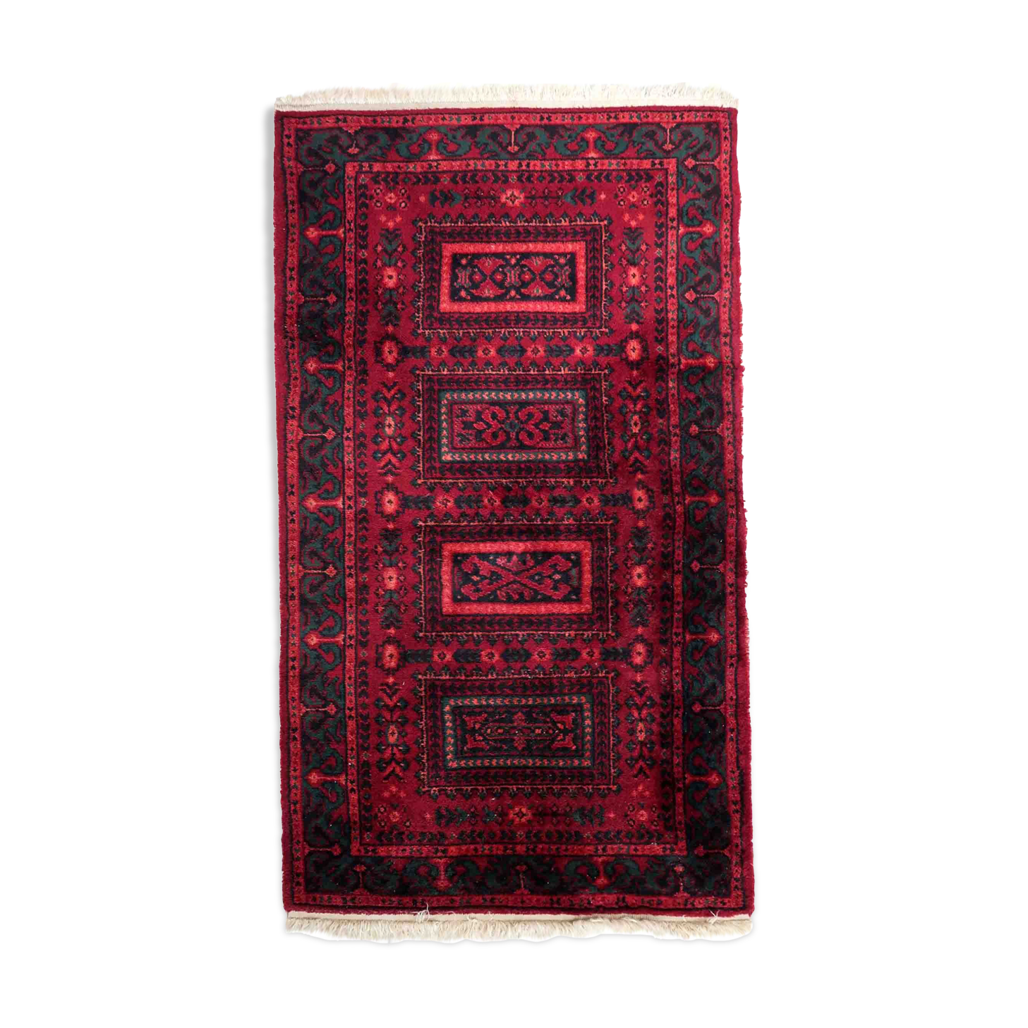 Vintage German carpet Baluch 71cm x 136cm 1960s