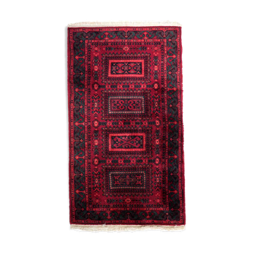 Vintage German carpet Baluch 71cm x 136cm 1960s