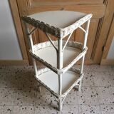 Rattan shelf