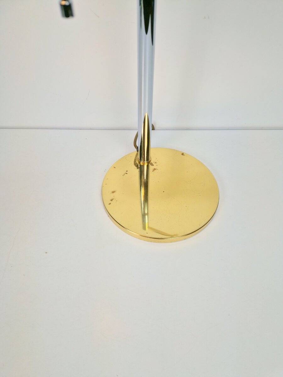 Adjustable Brass Chrome Table Lamp from Star Leuchten, Germany, 1970s