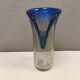 Vase and Bowl made of several layers of glass with inlaid air ‘bubbles’ from Swedish Visby glass 92
