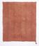 Terracotta Striped Modern Kilim Rug, 154x190Cm