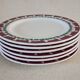 6 plates with duck decoration Made in Italy