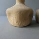 Pair of stone lamps with flower shades, 1970
