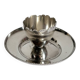 Silver-plated egg cup