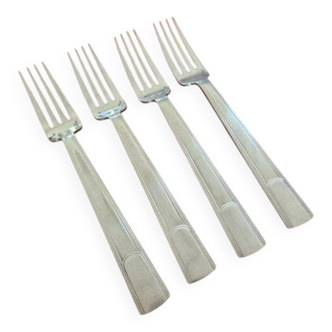 Christofle Set of 4 table forks Gabon Design Fjerdingstad model