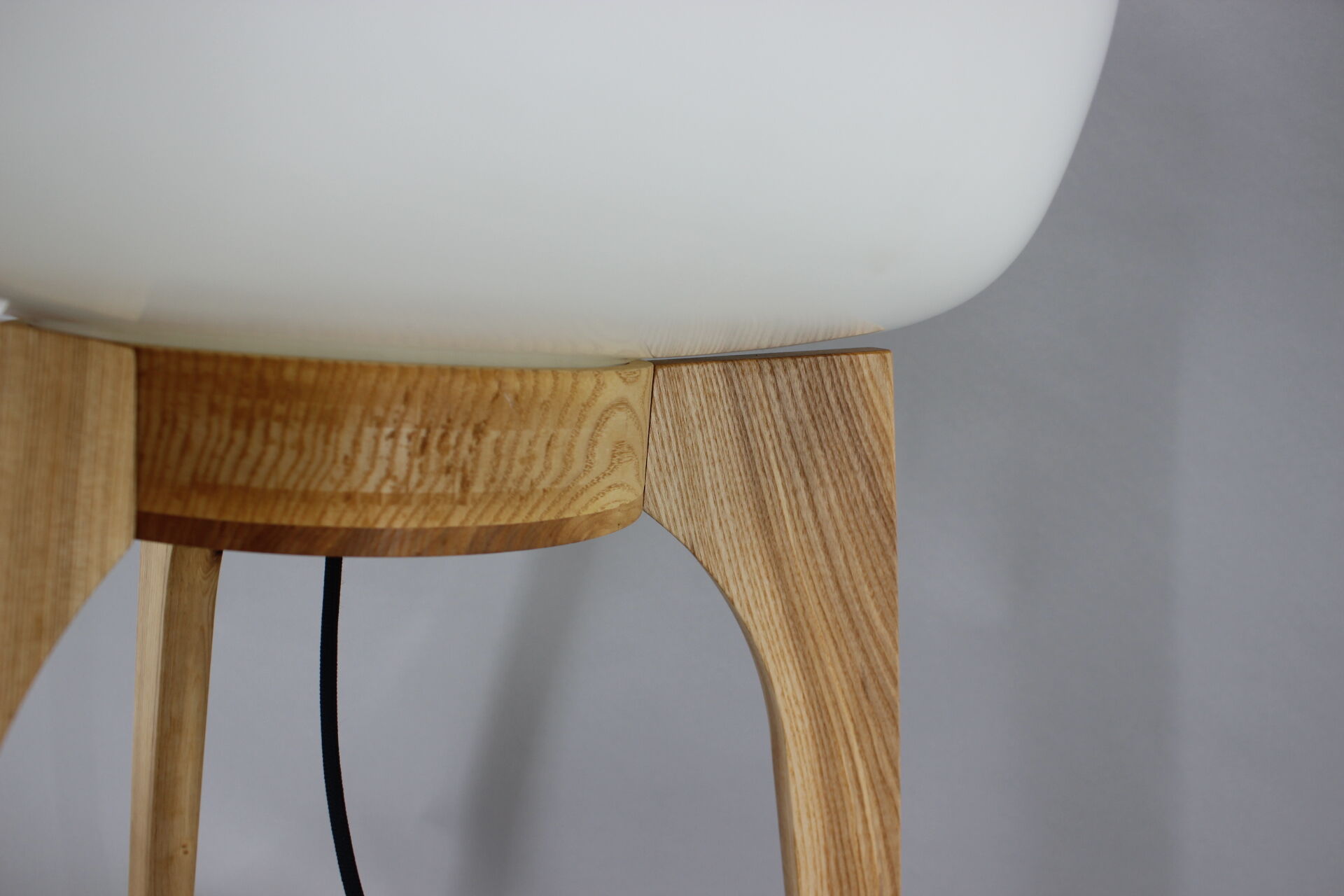 1970s Oak ULUV Floor Lamp, Czechoslovakia