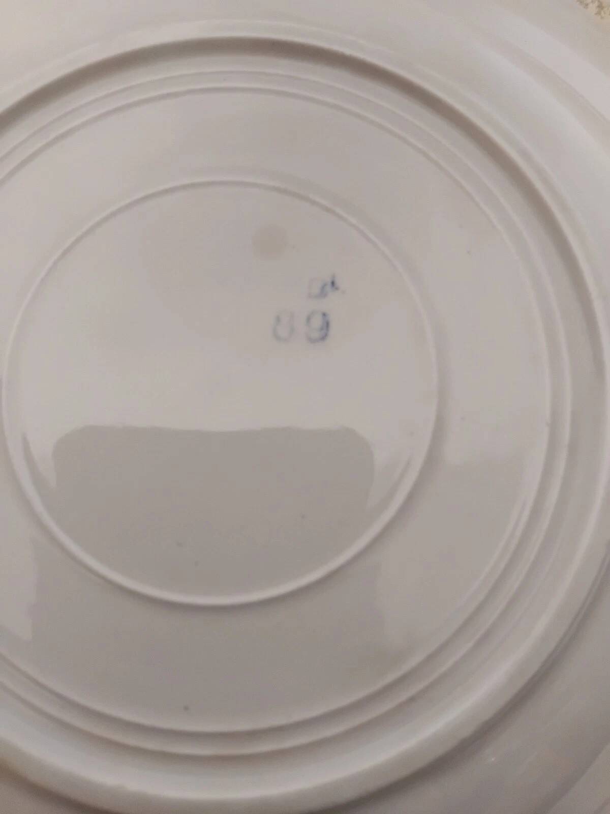 Vintage Badonviller Deep Plate