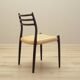 Set of six mahogany chairs, Danish design, 1960s, designer: Niels Otto Møll