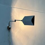 Mid-century Hollywood Regency chrome wall lamp by Florian Schulz for Interline, 1970s.