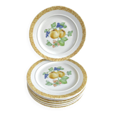 7 porcelain dessert plates