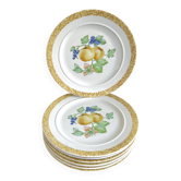7 porcelain dessert plates