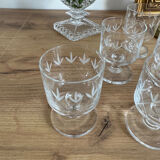 Vintage liqueur glasses