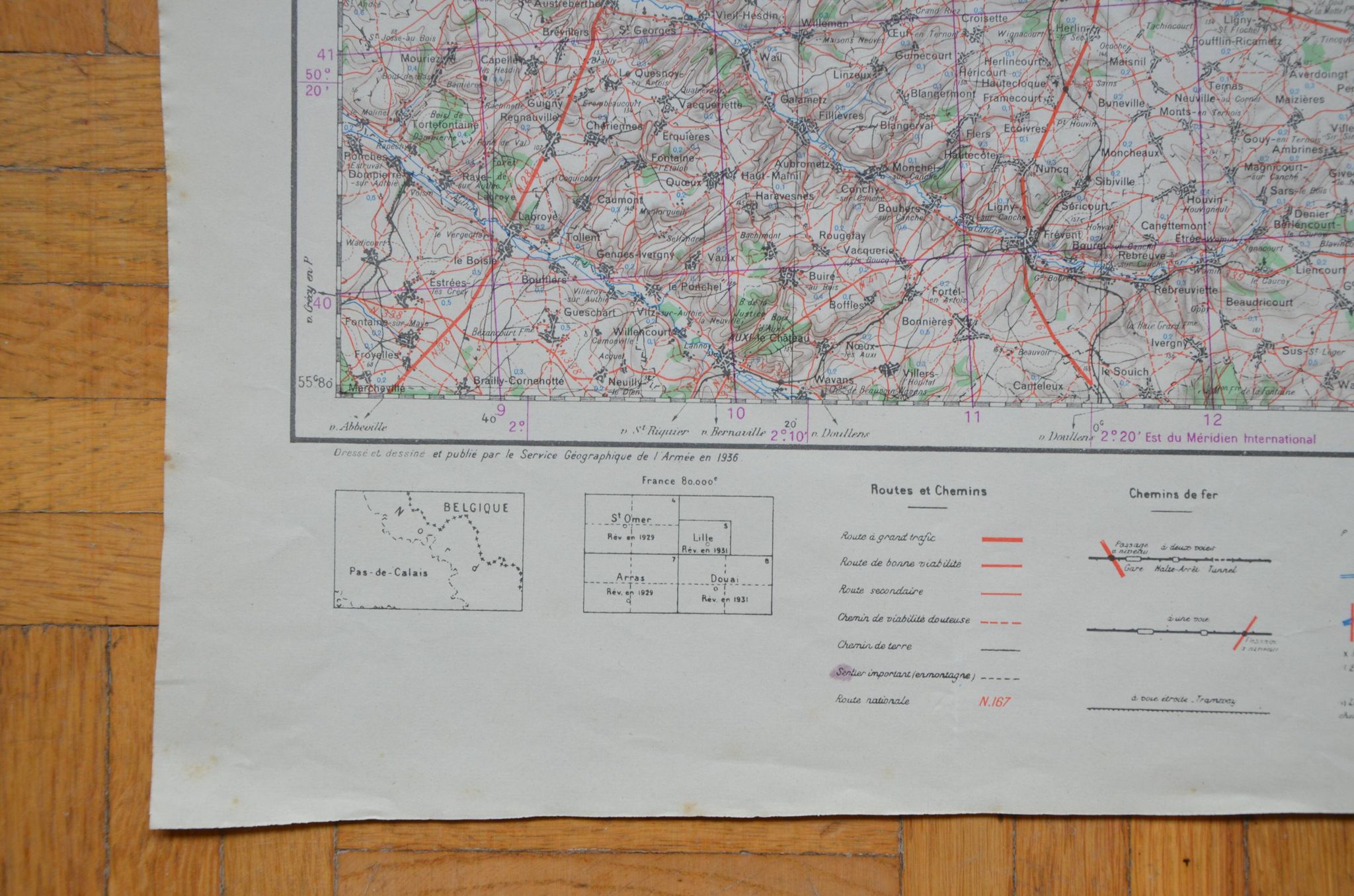 Carte n°4 Lille édition de l'armée