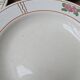 7 old deep plates in Salins earthenware model Nénuphar 24.5cm