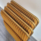 4 vintage Lafuma folding chairs