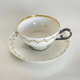 Tasse et sa Sous-Tasse en porcelaine - Vieux Paris - XIXe Siècle