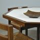 Modern vintage wengé dining table by OV Rotterdam, 1970s