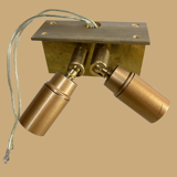 Paire d appliques mural en verre de murano en forme de coquillage des années 70